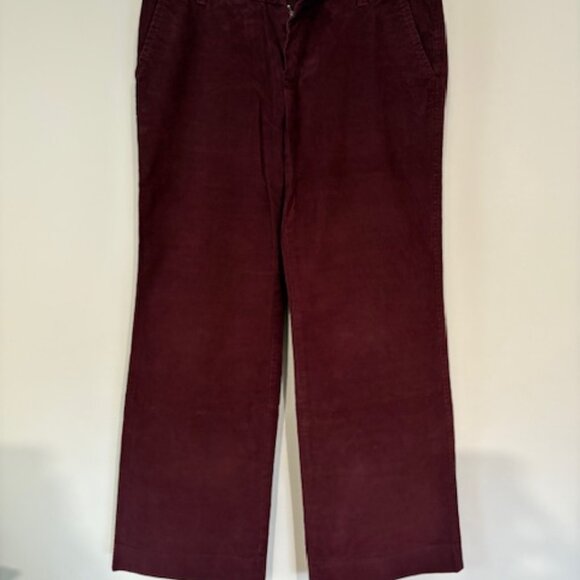 GAP Burgundy Cords, Size 6R - Picture 2 of 5